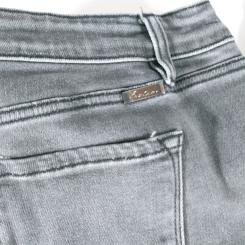 KanCan Black Wash Skinny Denim Jeans  Distressed 15/31 - Picture 4 of 12